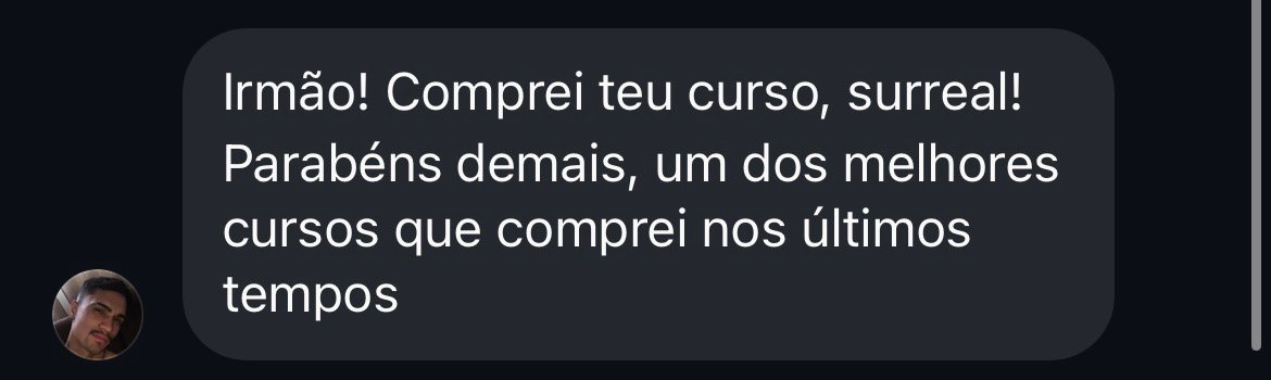Depoimento de aluno